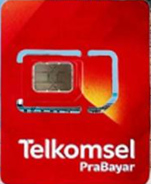 印度尼西亚telkomsel电话卡手机注册卡